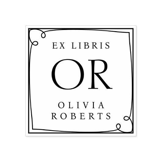 ウィムシーフレーム名前をカスタムするモノグラムエクスピリス ラバースタンプ (インプリント)