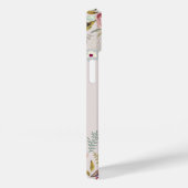 ウィムシーフローラモノグラムピンク Case-Mate iPhoneケース (裏面 / 右)