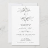 ウィムシーフローラ結婚式招待状 招待状 (正面)