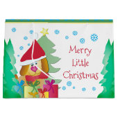 ウィムシーホリデーパピードッグフェスティバル ラージペーパーバッグ (正面)