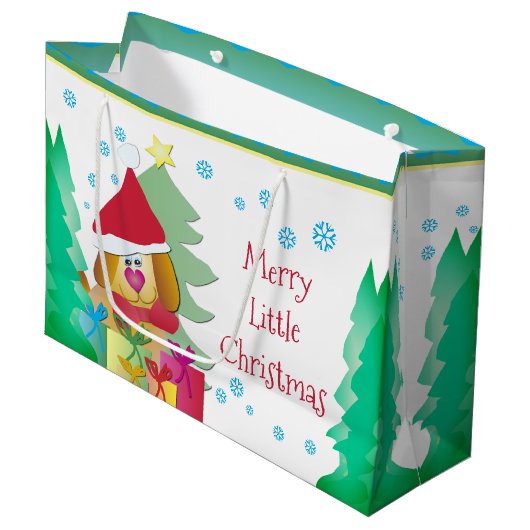 ウィムシーホリデーパピードッグフェスティバル ラージペーパーバッグ (正面アングル)