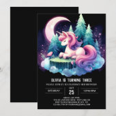 ウィムシーボホーホース誕生日 招待状 (正面/裏面)