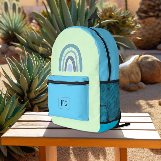 ウィムシーボホーレインボーティエンズ プリントバックパック