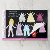 ウィムシーリトル紙ドールラージティアウェイ紙パッド ペーパーパッド (折り畳み)