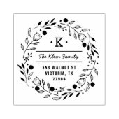 ウィムシーリースモノグラムアドレススタンプ ラバースタンプ (インプリント)