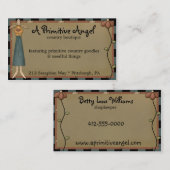 ウィムシー初期のエンジェルカントリービジネスカード 名刺 (正面/裏面)