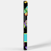 ウィムシー蝶の黒パーソナライズされた名 Case-Mate iPhoneケース (裏面 / 右)