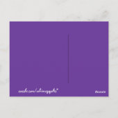 ウィムシー・キルト ポストカード (裏面)