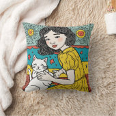 「ウィムシー・ピロー：キース・ハリンインスパイア クッション (ブランケット)