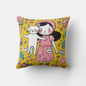 「ウィムシー・ピロー：キース・ハリンインスパイア クッション (裏面)