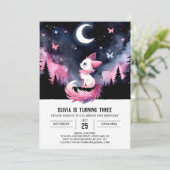 ウィムシ威厳のあるー猫誕生日 招待状 (スタンド正面)