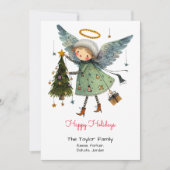 ウィムジカルエンジェルとツリーのホリデーシーズン シーズンカード (正面)