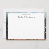 ウィムジカルゴースト パーソナライズドネーム ハロウィン ノートカード (正面)