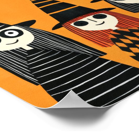 ウィムジカル ウィッチーズ スプーキ キュート ハロウィン ポスター (角)