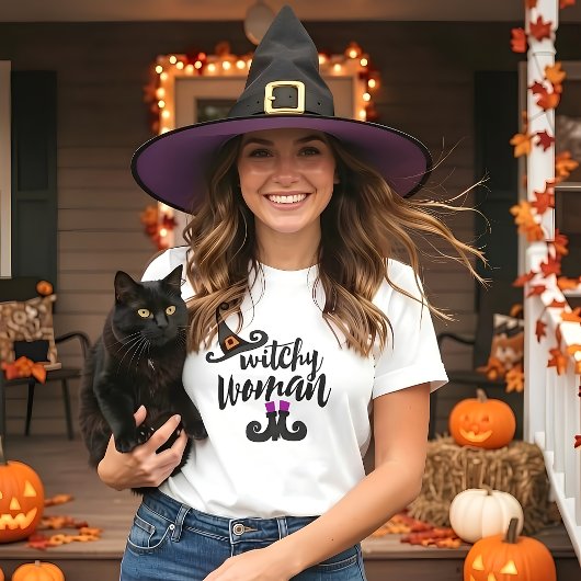 ウィムジカル・ウィッチー・ウーマン・ハロウィン Tシャツ