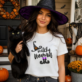 ウィムジカル・ウィッチー・ウーマン・ハロウィン Tシャツ
