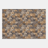 ウィムジカル スタックドッグ ラッピングペーパーシート (正面2)