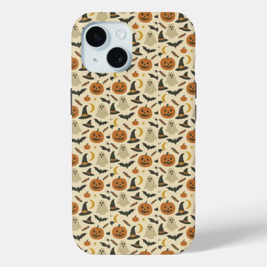ウィムジカル・ハロウィンパターン Case-Mate iPhoneケース (裏面)