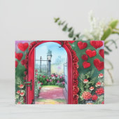 ウィムジカル ハーツ アーチウェイ オーダーメイド バレンタインデー カード (スタンド正面)