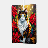 ウィムジカル フェスティブ キャッツ クリスマス パーソナライズド メタルオーナメント (正面左)