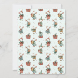 ウィムジカル フラット クリスマス カード – かわいいホリデー チェア