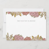 ウィムジカル ローズ 感謝の気持ち ウェディング カード (裏面)