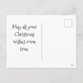 ウィムジカル ヴィンテージ クリスマス ウィッシュ ポストカード (裏面)