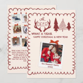 ウィムジカル 何て年だ 多写真 クリスマス 赤 (正面/裏面)