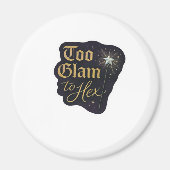 ウィムジゴシック ファンタジー 神秘的な森、月 & 魔法 マグネット (正面)