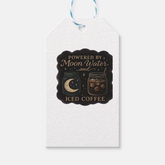 ウィムジゴスファンタジー – 神秘の森、月 & 魔法 ギフトタグ (正面)