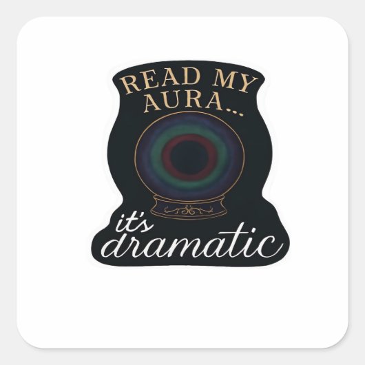 ウィムジゴスファンタジー – 神秘の森、月 & 魔法 スクエアシール (正面)