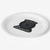 ウィムジゴスファンタジー - 神秘的な森、月 & 魔法 ペーパープレート (アングル)