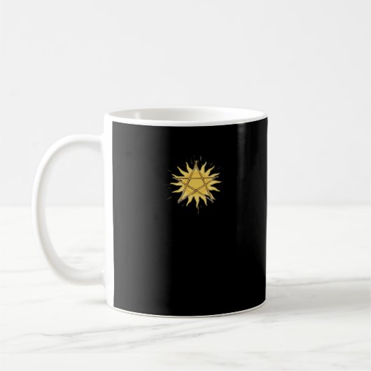 ウィムジゴス五芒星の太陽クラシック コーヒーマグカップ (左)