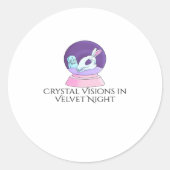 ウィムジゴス インク - 神秘的な森、月 & 魔法の領域 ラウンドシール (正面)