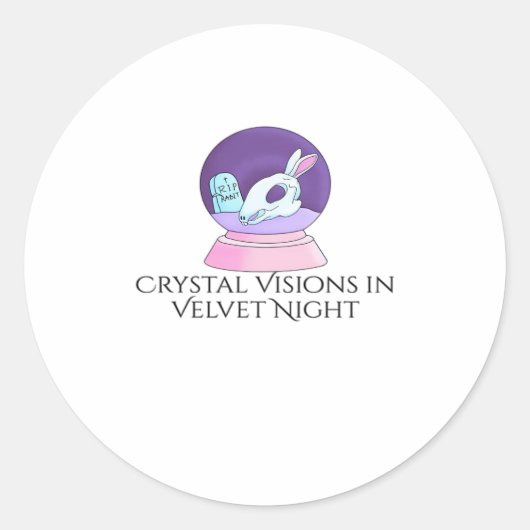 ウィムジゴス インク - 神秘的な森、月 & 魔法の領域 ラウンドシール (正面)