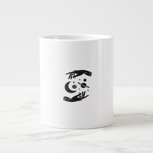 ウィムジゴス デザイン ジャンボコーヒーマグカップ (正面)