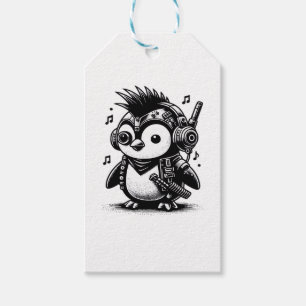 ウィムジゴス パンクロック ウィアードコア ペンギン ヴィンテージ アート ギフトタグ