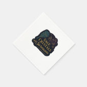 ウィムジゴス ファンタジー 神秘の森 月 魔法 スタンダードカクテルナプキン (角)