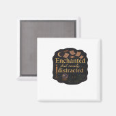 ウィムジゴス ファンタジー 神秘的な森、月 & 魔法 マグネット (正面/裏面)