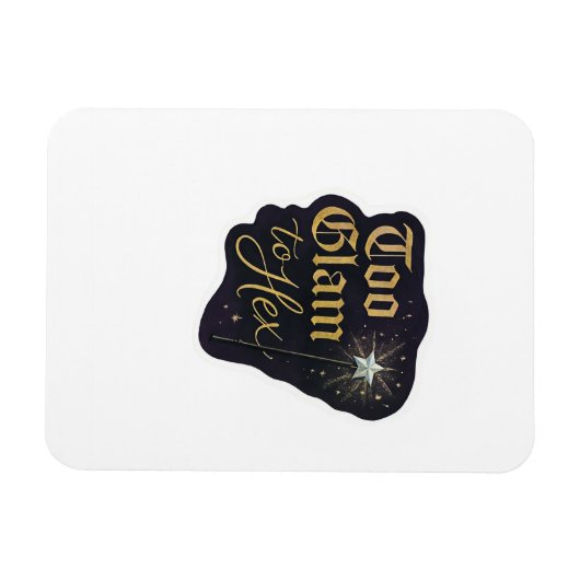 ウィムジゴス ファンタジー 神秘的な森、月 & 魔法 マグネット (横)