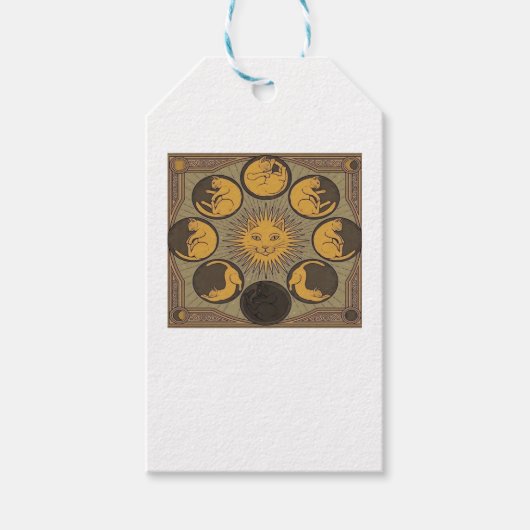 ウィムジゴス ムーン クラシック ギフトタグ (正面)