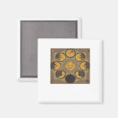 ウィムジゴス ムーン クラシック マグネット (正面/裏面)