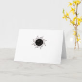 ウィムジゴス 太陽 宇宙 山々とサンセット カード (黄色い花)