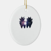 ウィムジゴス 星空の夜 太陽と月 魔法のクラシック セラミックオーナメント (右)