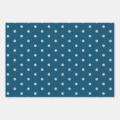 ウィムジーかわいいフクロウの子の大学院の先生漫画 ラッピングペーパーシート (正面2)