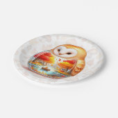 ウィムジーの荒野クリッター – フクロウ –  ペーパープレート (アングル)