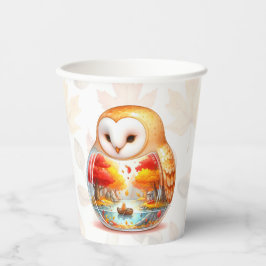 ウィムジーの荒野クリッター – フクロウ – 紙コップ