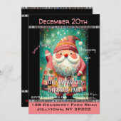 ウィムジーサンタクロースかわいこちゃんクリスマスパーティー 招待状 (正面/裏面)