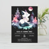 ウィムジーファンタジーオオカミ誕生日 招待状 (スタンド正面)