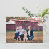 ウィムジーメリーエイチモダンングスターズホリデーフォト シーズンカード (スタンド正面)